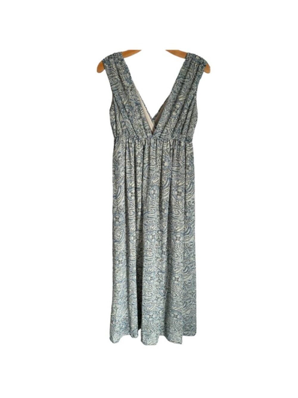 HM Dress Size 8 Light Blue Maxi Women Flare Dress.NWT - Picture 7 of 12